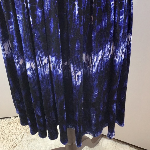 Calvin Klein deep blue halter dress - Picture 4 of 7